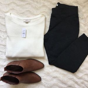 Loft Ann Klein Women’s 3/4 Sleeves Knit Sweater